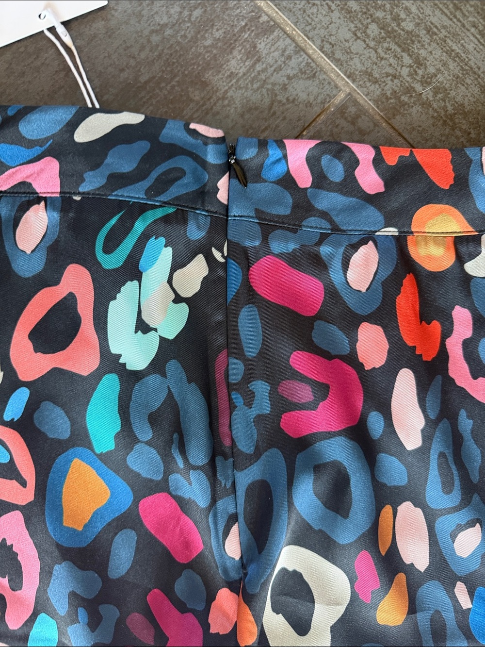Growny Iro Colorful Leopard Print Wide Leg Pants - Picture 7 of 11